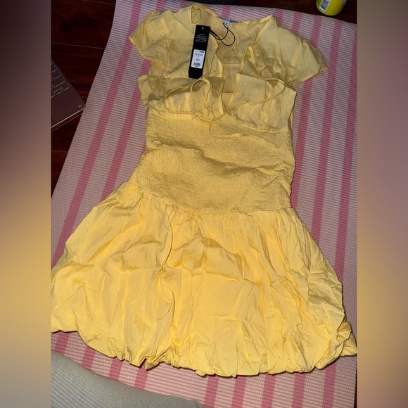Fashion Nova Sunny Yellow Ruffle Dress - Picture 7 of 9